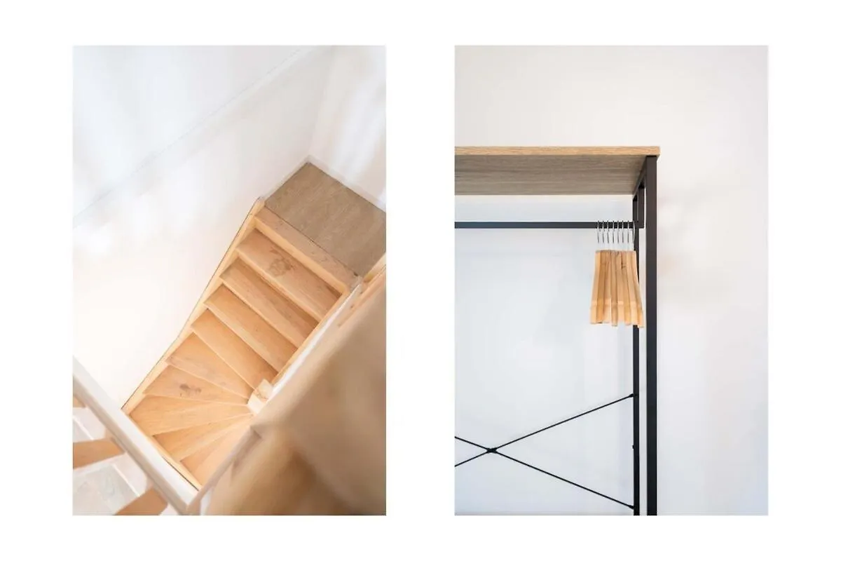 Stylish Duplex For 8 In Central Antverpy Apartmán